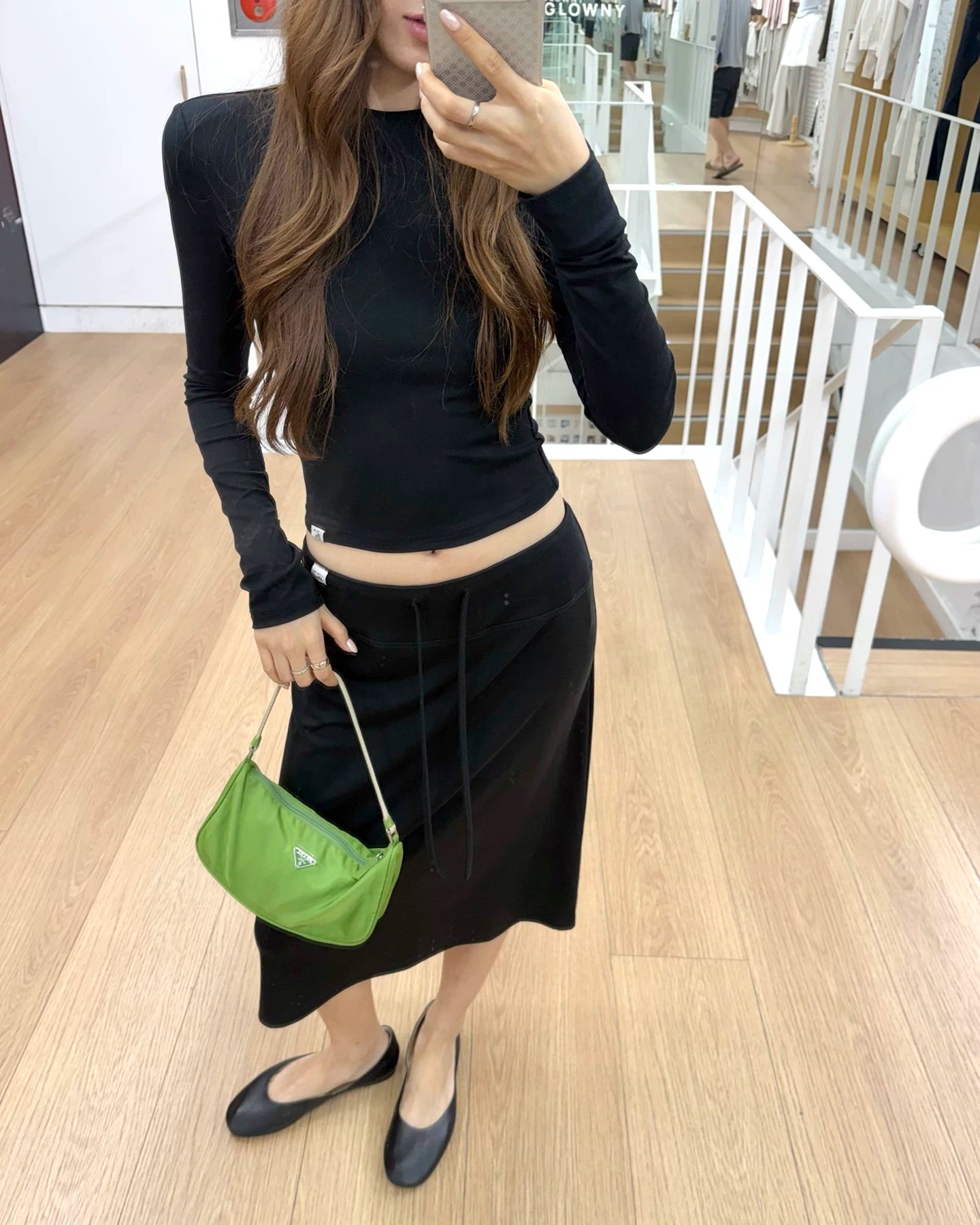 Ran | Soft Lyocell Modal Long Sleeve & Midi Skirt Set