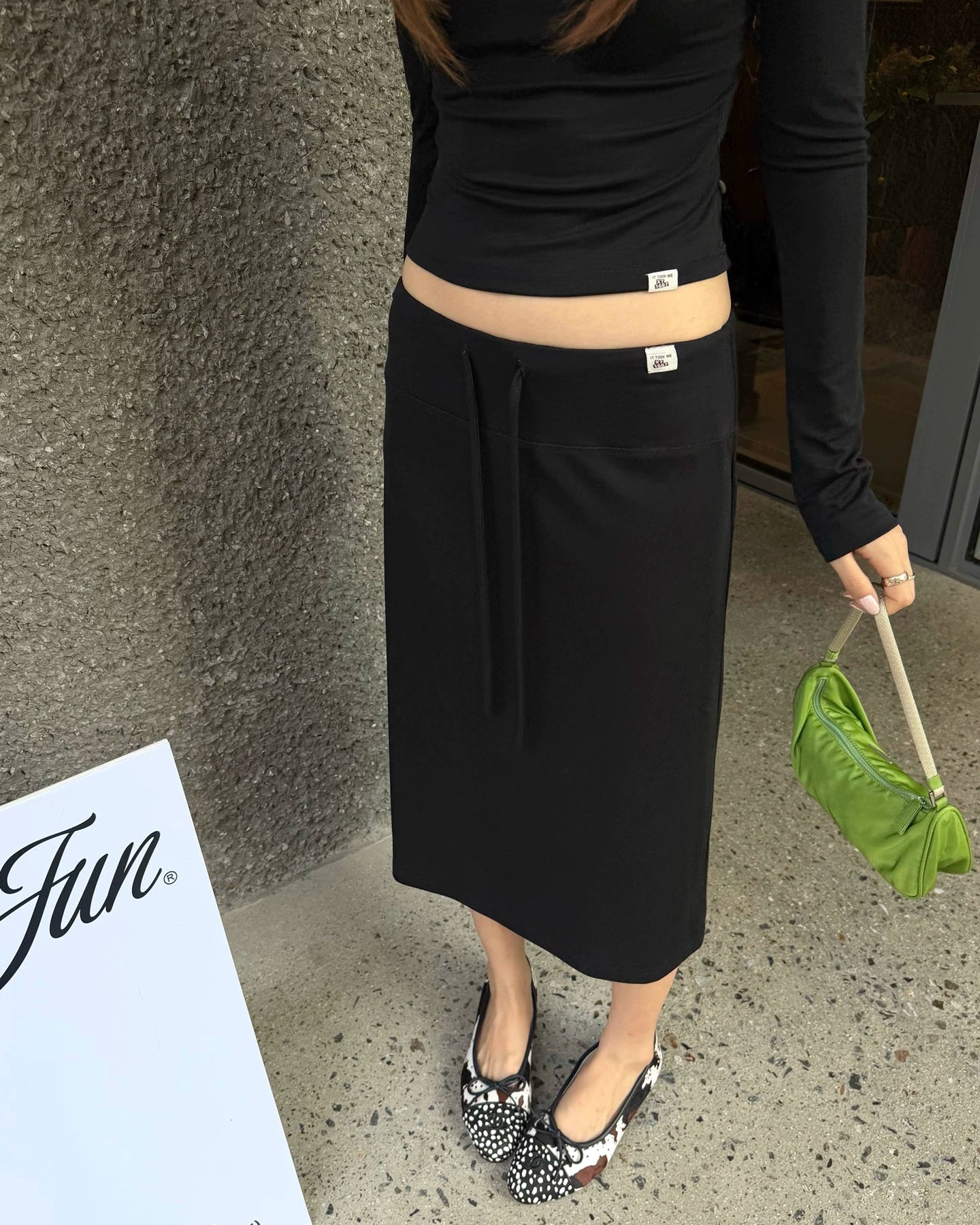 Ran | Soft Lyocell Modal Long Sleeve & Midi Skirt Set