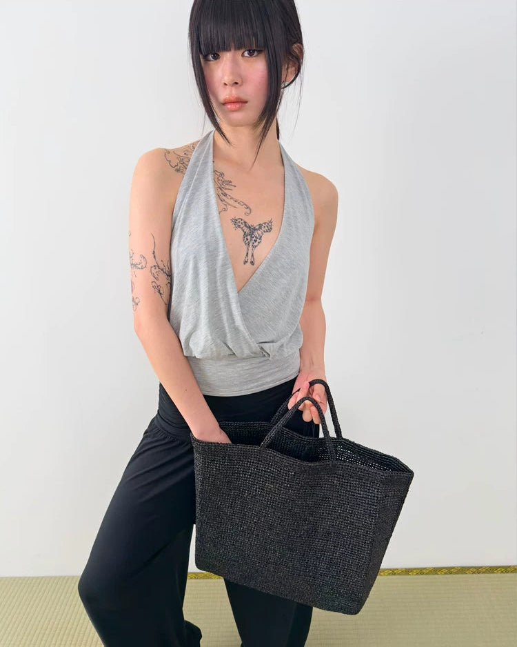 Assault | Sora Draped Halter Top