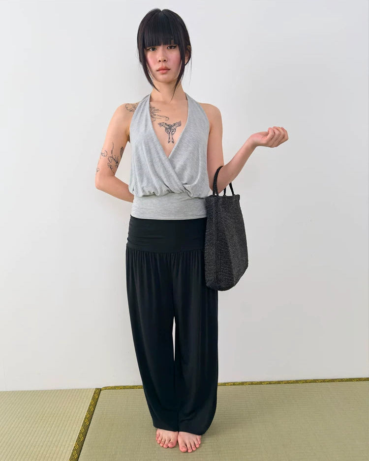 Assault | Sora Draped Halter Top
