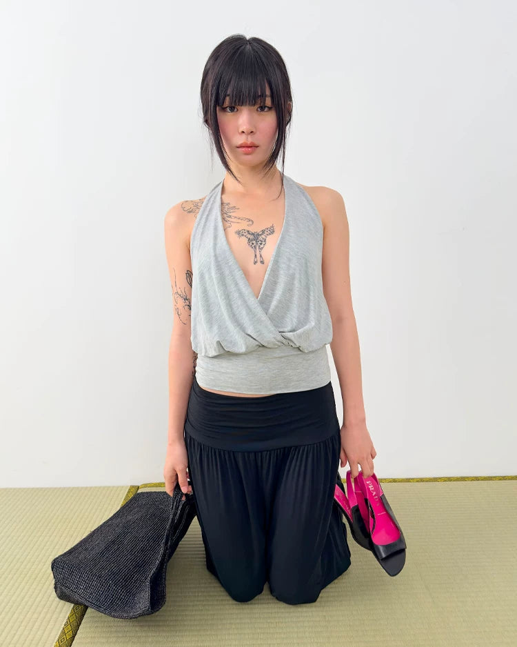 Assault | Sora Draped Halter Top