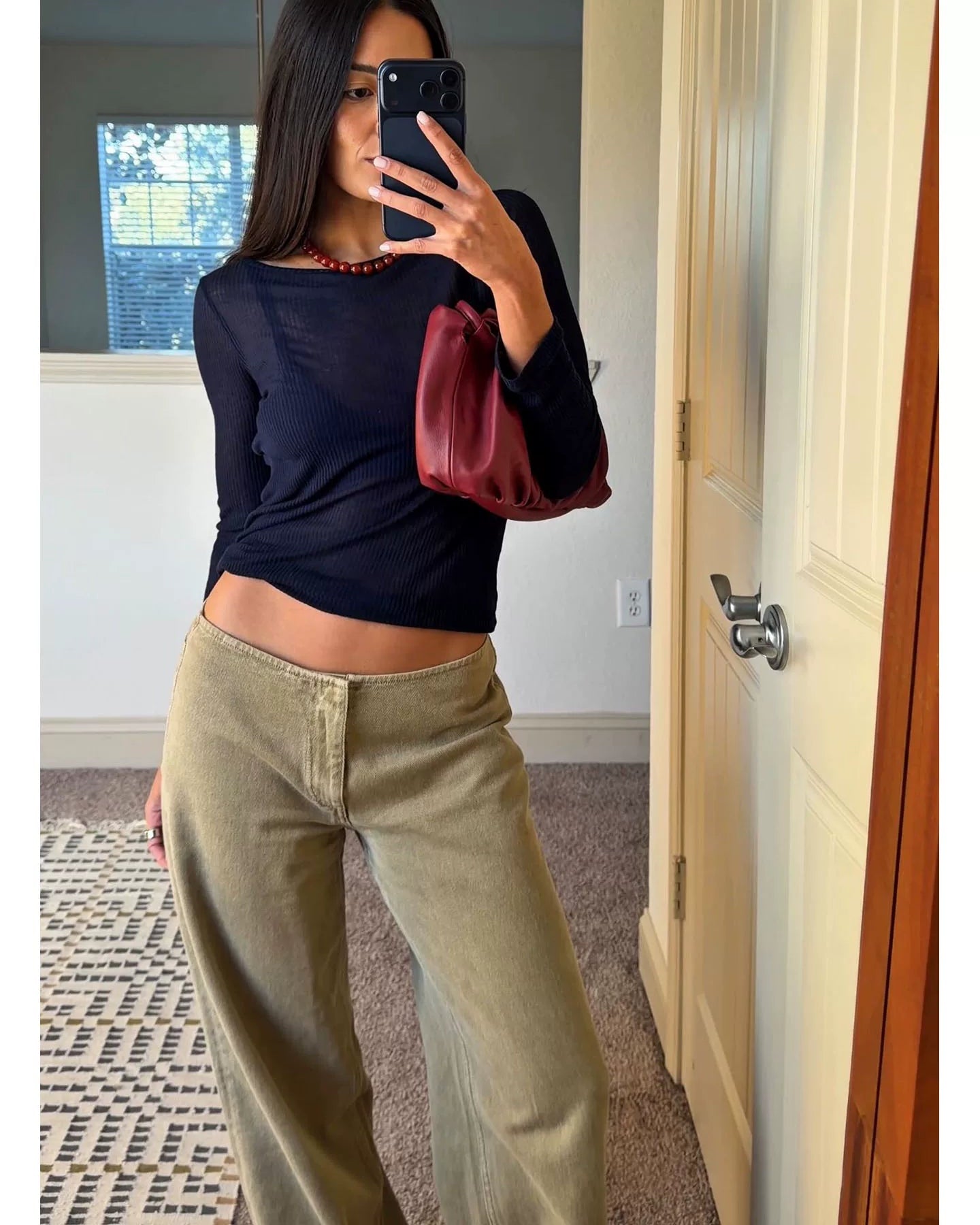 Elle | Sport Low-Rise Drawstring Jeans