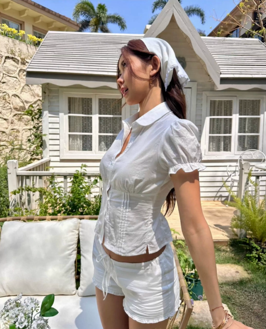 Staycute | Summer Daydream Cotton Two-Piece Set