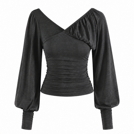 Elle | Tapioca Grey Long Sleeve