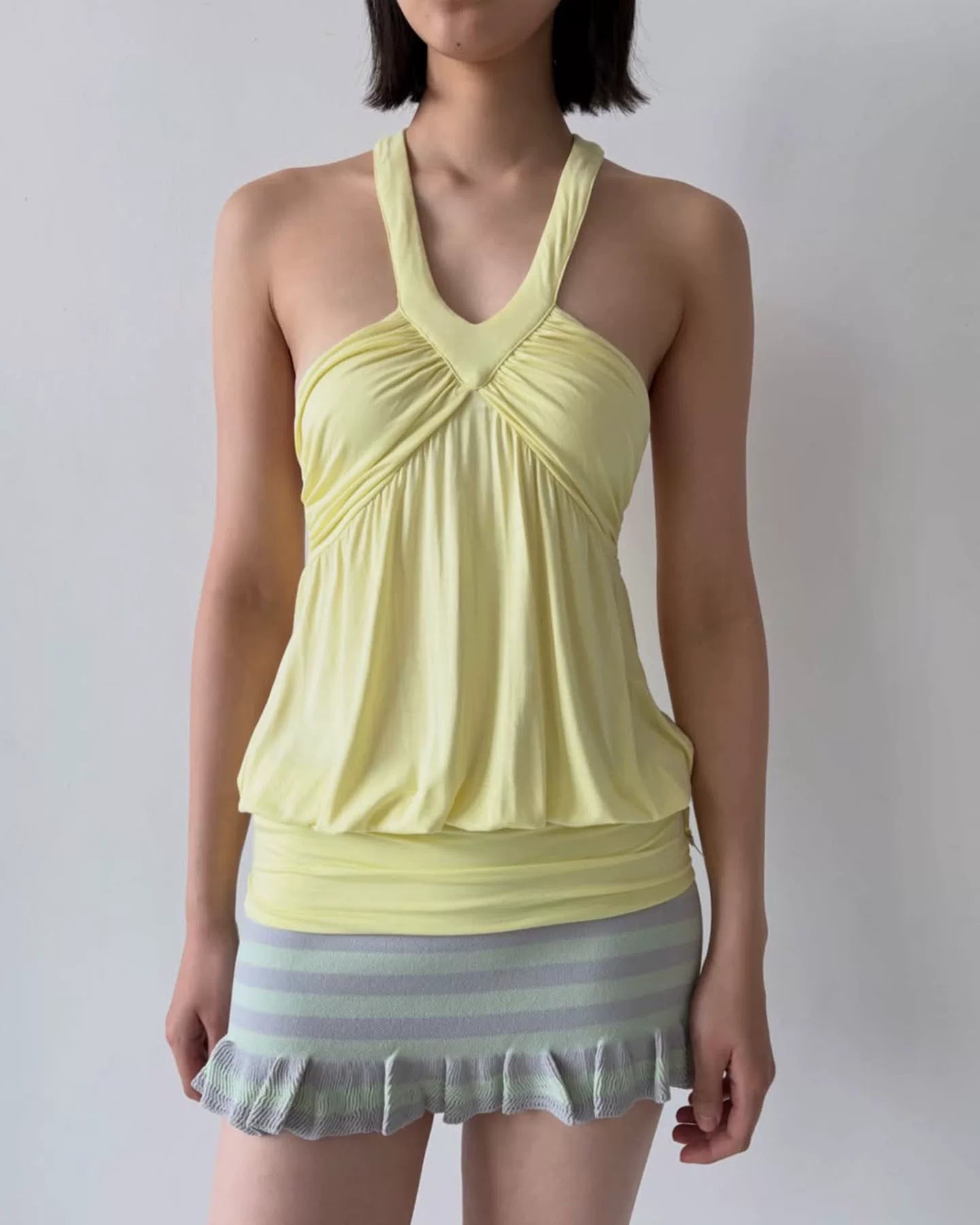 Elle | Tess Halter Draped Top