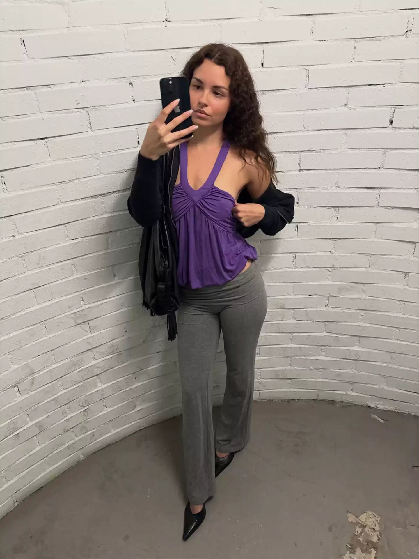 Elle | Tess Halter Draped Top