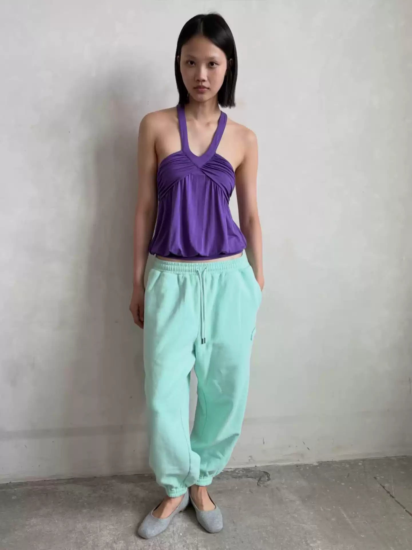 Elle | Tess Halter Draped Top