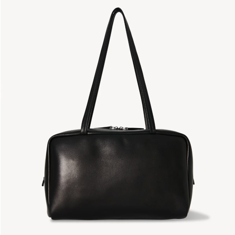Astra Genuine Lambskin Leather Bowling Bag