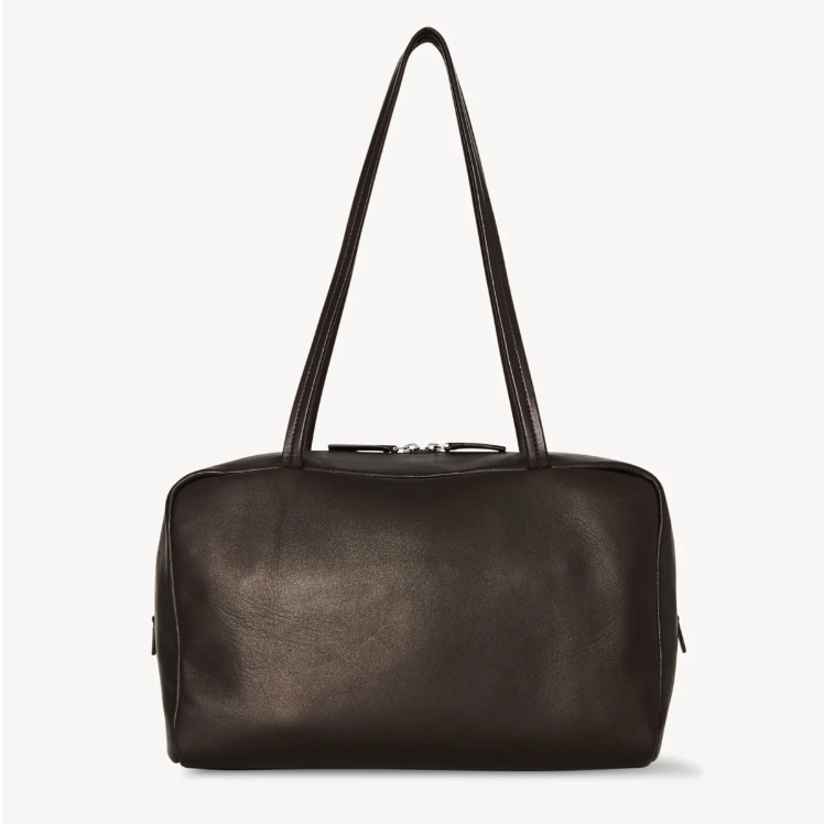 Astra Genuine Lambskin Leather Bowling Bag