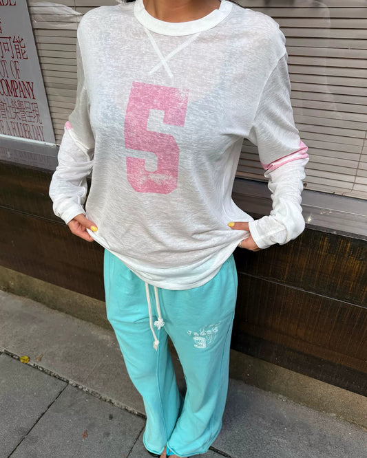 Varsity 5 Sheer Long Sleeve Tee