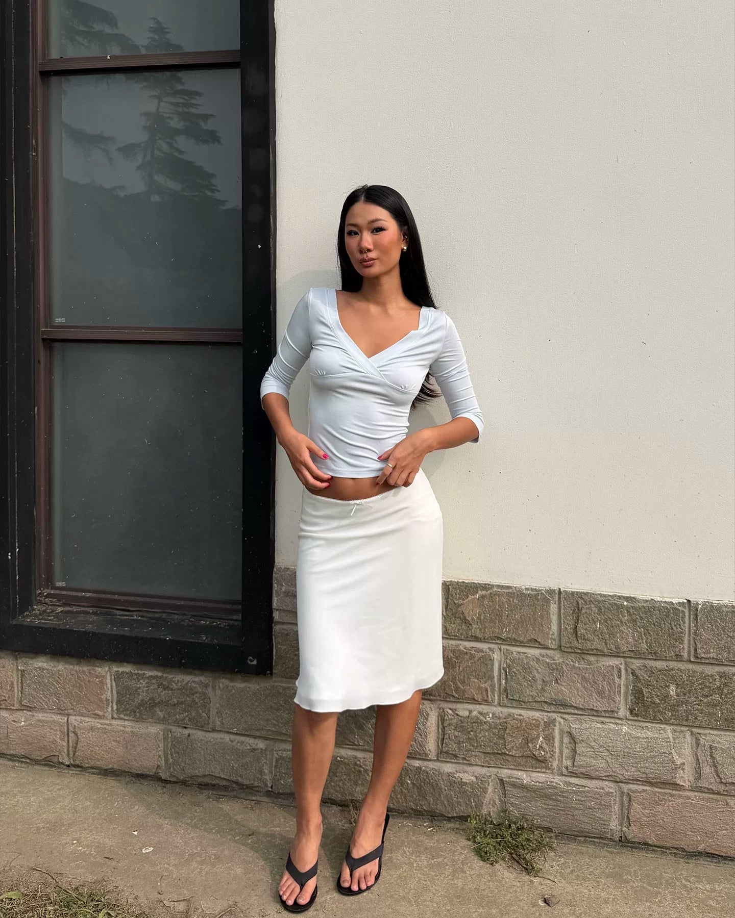 IMSORRY | Velina V-Neck Top