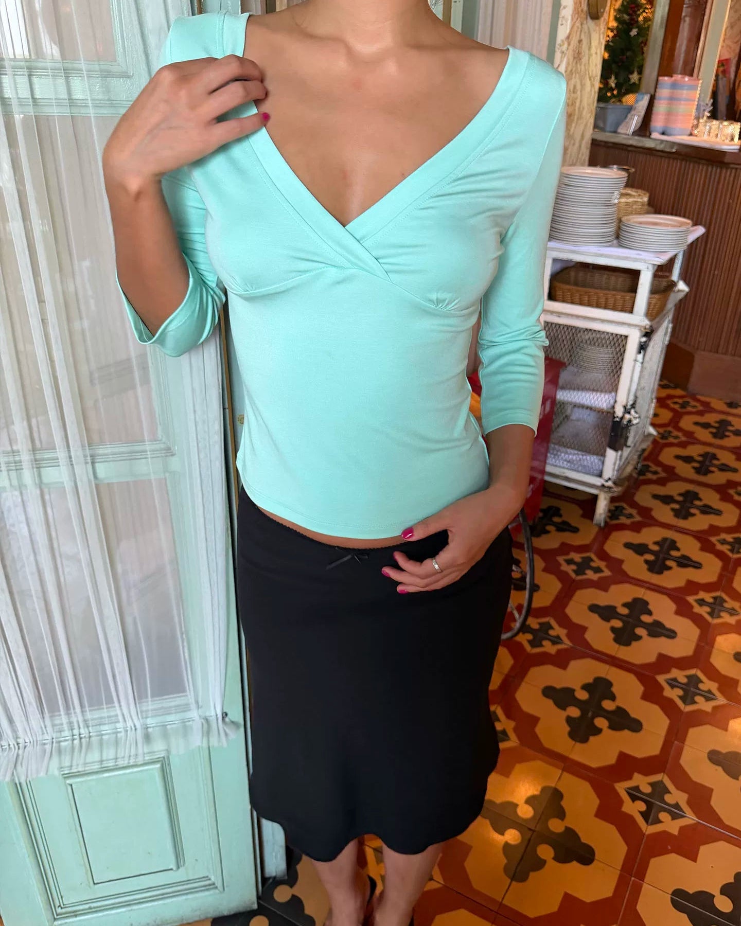IMSORRY | Velina V-Neck Top