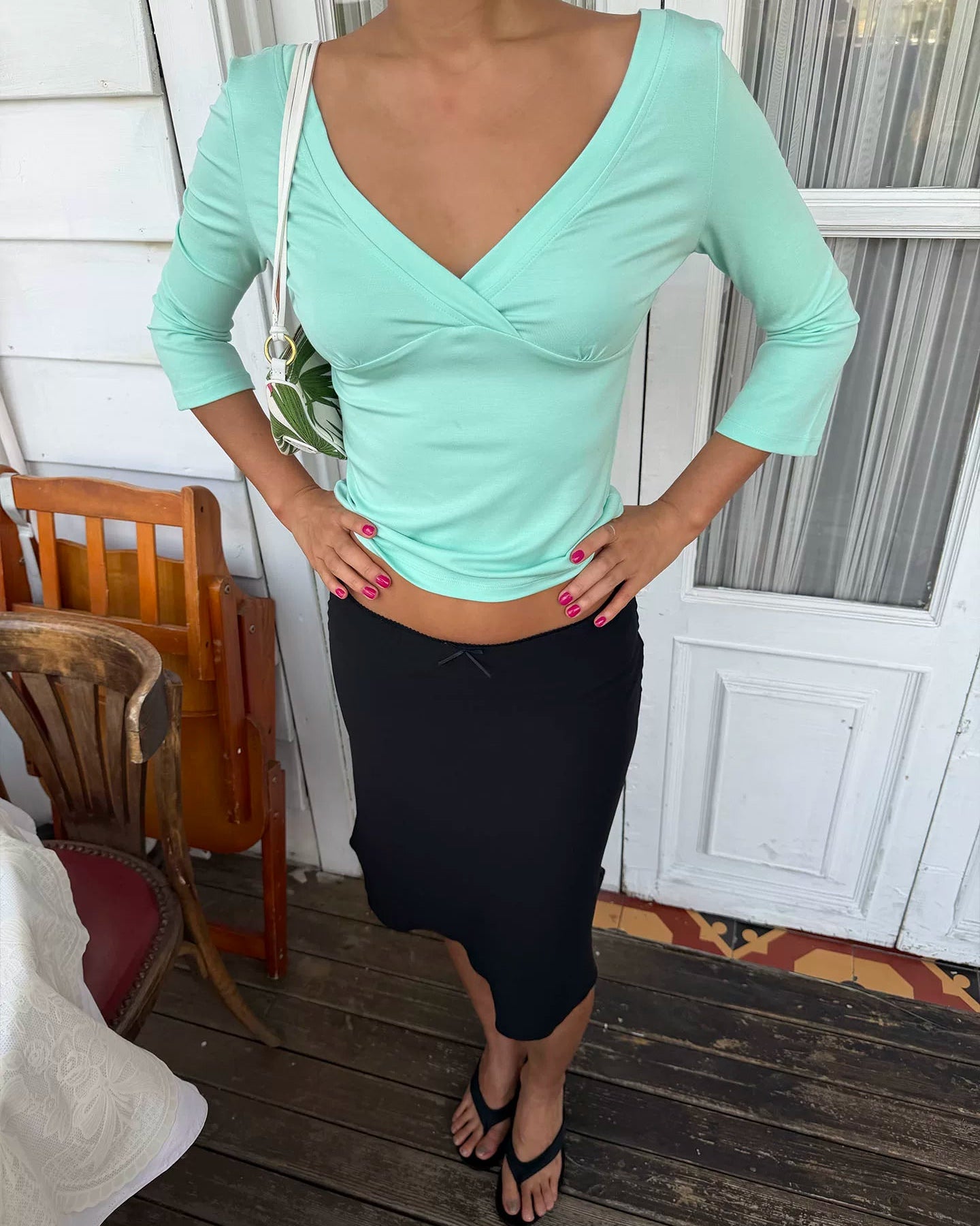 IMSORRY | Velina V-Neck Top