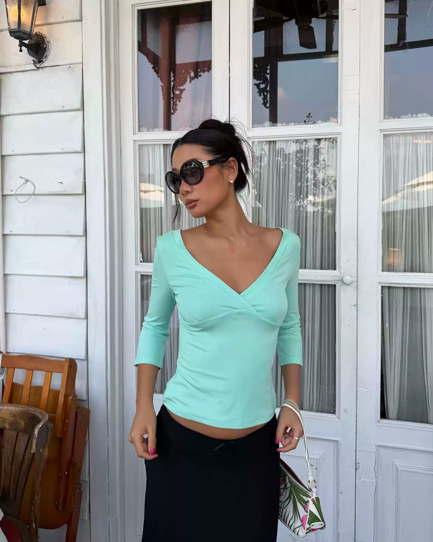 IMSORRY | Velina V-Neck Top