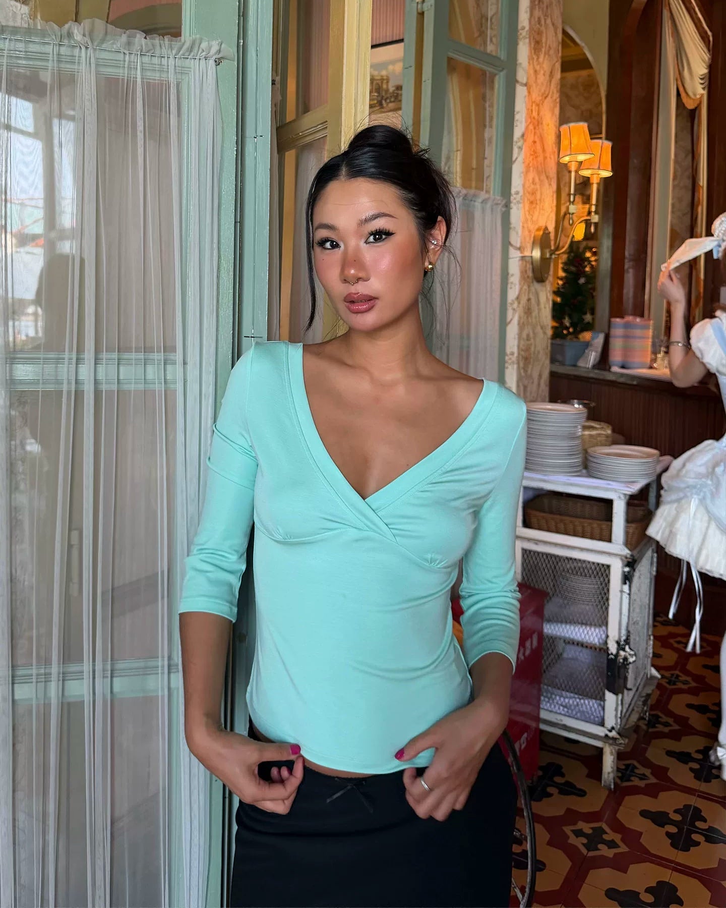 IMSORRY | Velina V-Neck Top