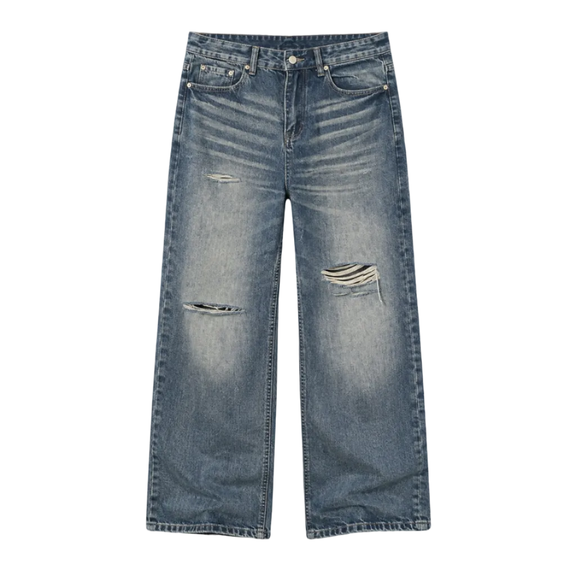 Elle | Vintage Distressed Baggy Jeans