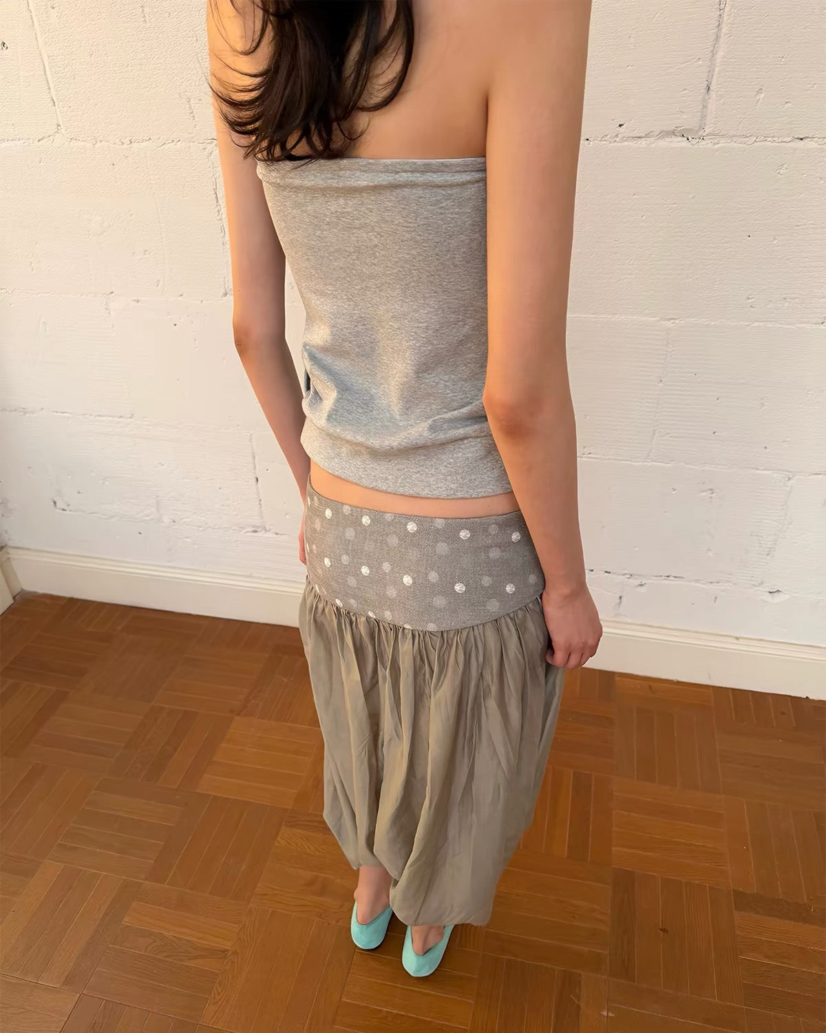 That’s Neat | “Wavepoint” Polka Dot Skirt Pants