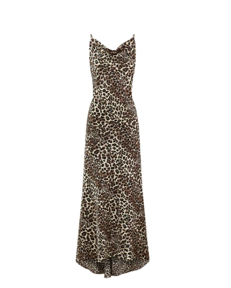 0122stepll | Wild Reverie Leopard Maxi Dress