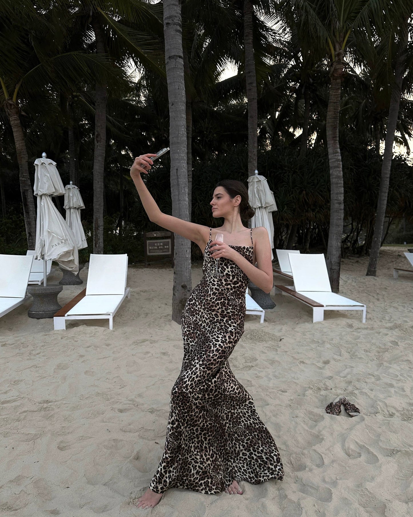 0122stepll | Wild Reverie Leopard Maxi Dress