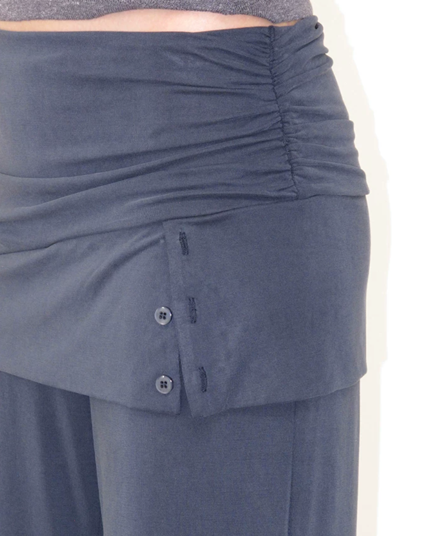 Elle | Wrap Waist Wide Leg Lounge Pants
