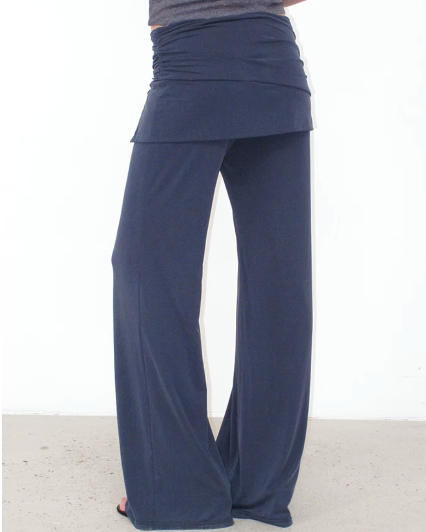 Elle | Wrap Waist Wide Leg Lounge Pants