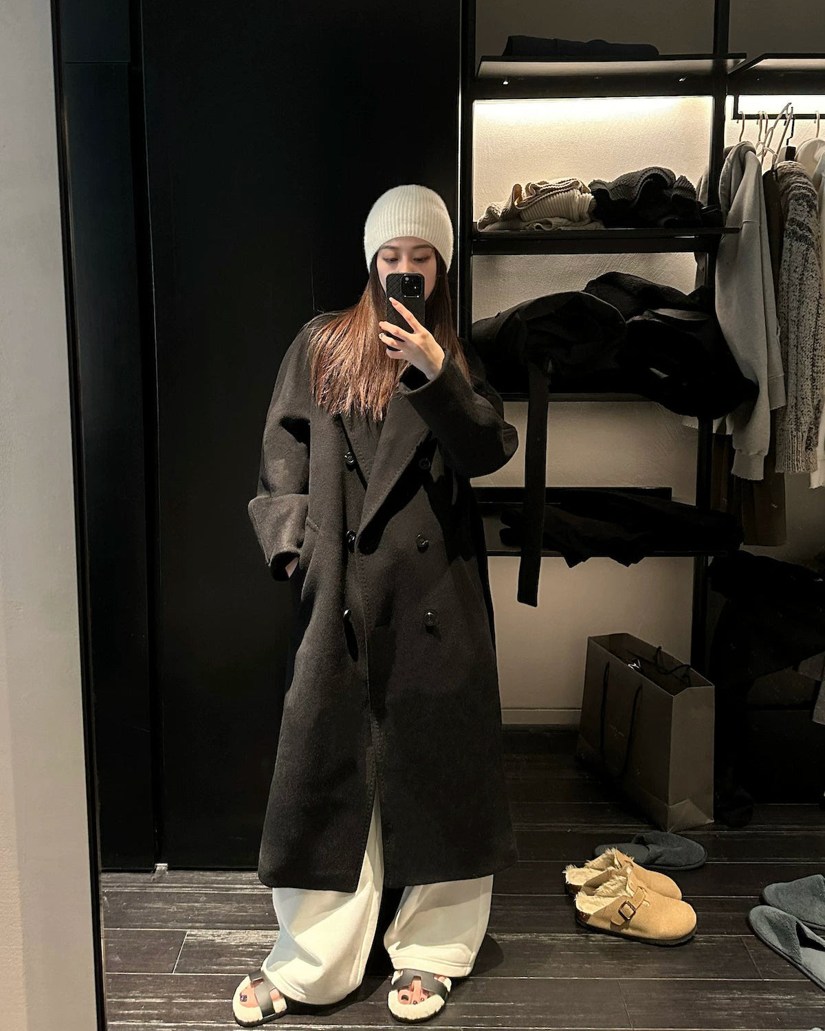 Zurich 100% Wool Double-Breasted Coat ——The coat that started Elle Curate.