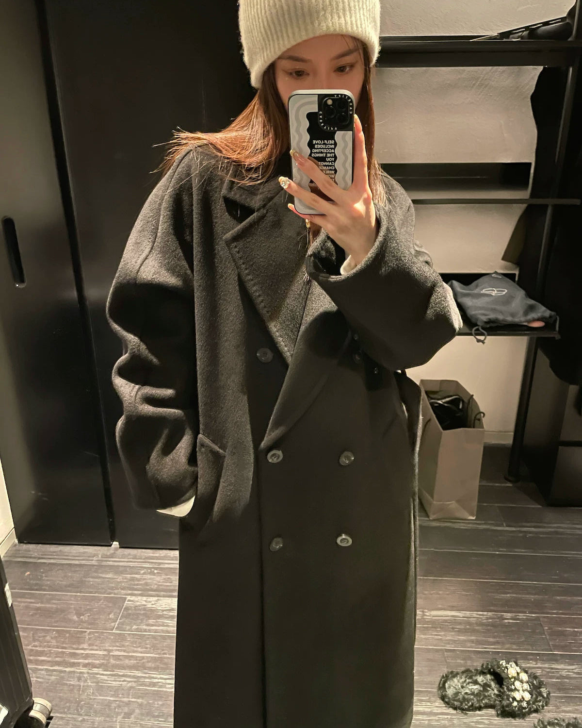 Zurich 100% Wool Double-Breasted Coat ——The coat that started Elle Curate.