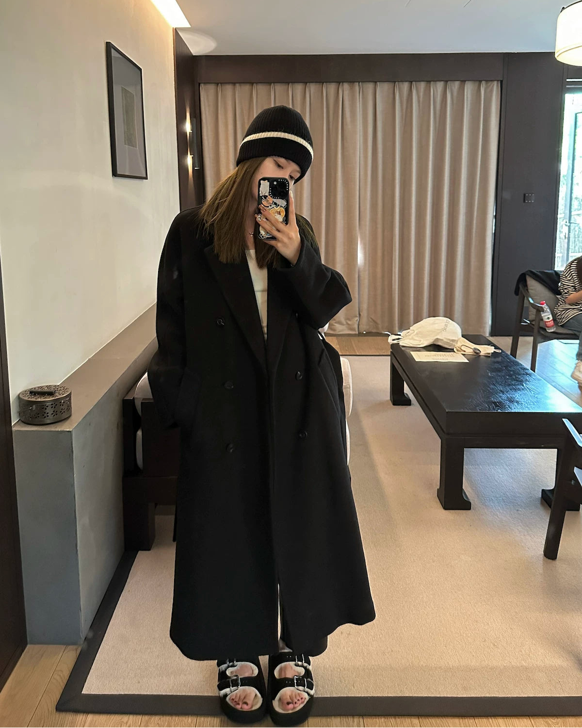 Zurich 100% Wool Double-Breasted Coat ——The coat that started Elle Curate.