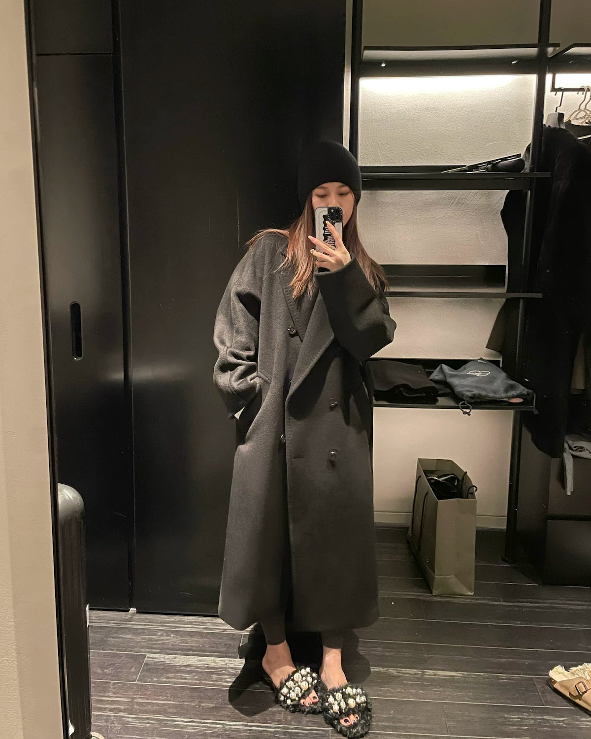 Zurich 100% Wool Double-Breasted Coat ——The coat that started Elle Curate.