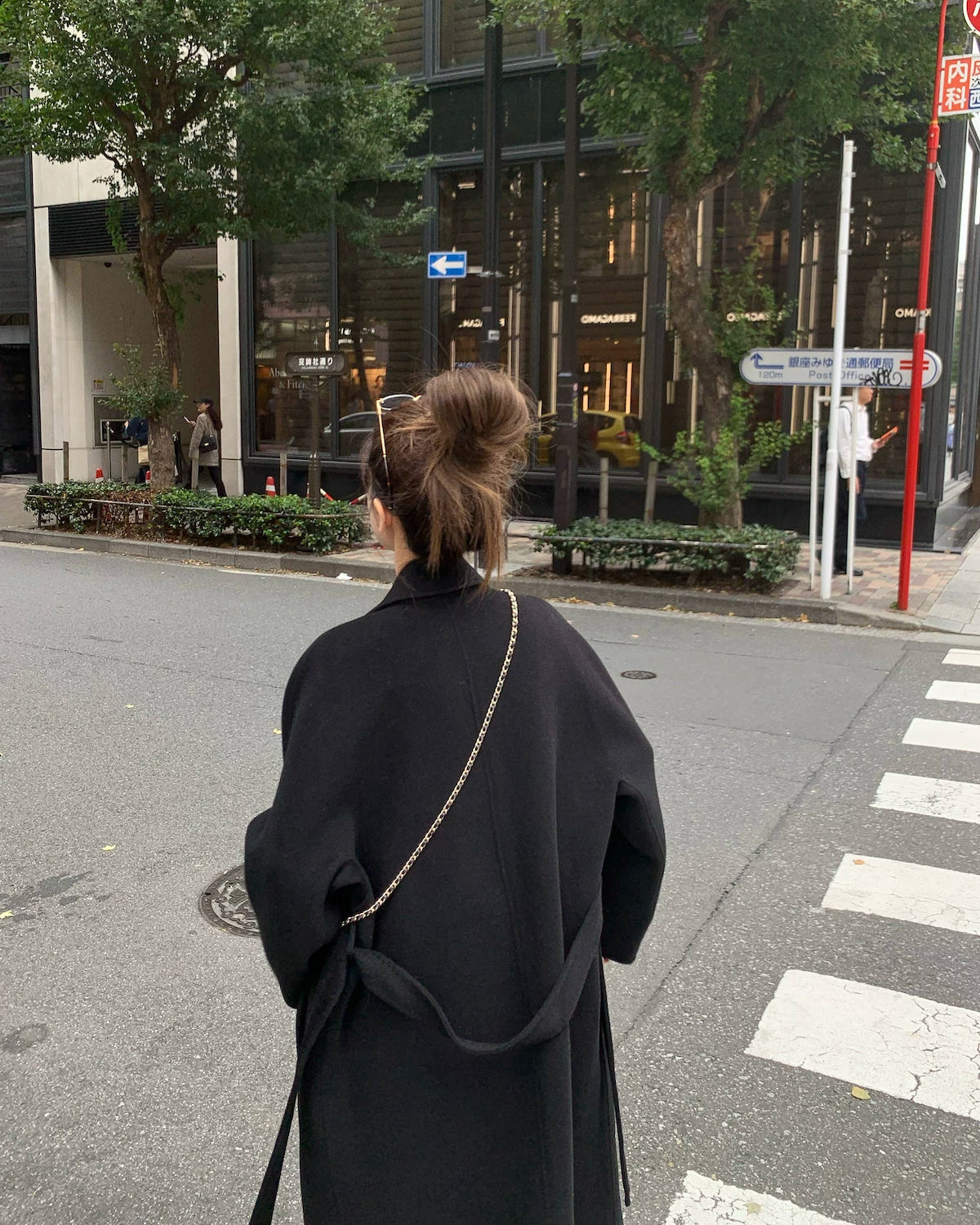 Zurich 100% Wool Double-Breasted Coat ——The coat that started Elle Curate.