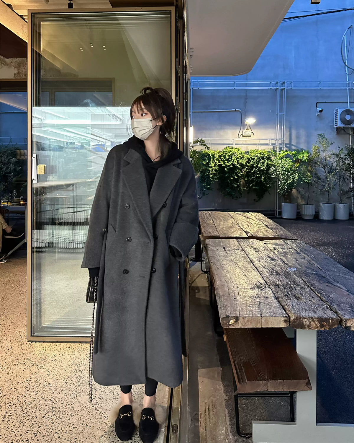 Zurich 100% Wool Double-Breasted Coat ——The coat that started Elle Curate.