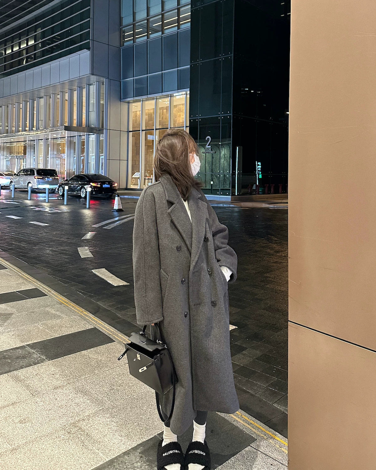 Zurich 100% Wool Double-Breasted Coat ——The coat that started Elle Curate.