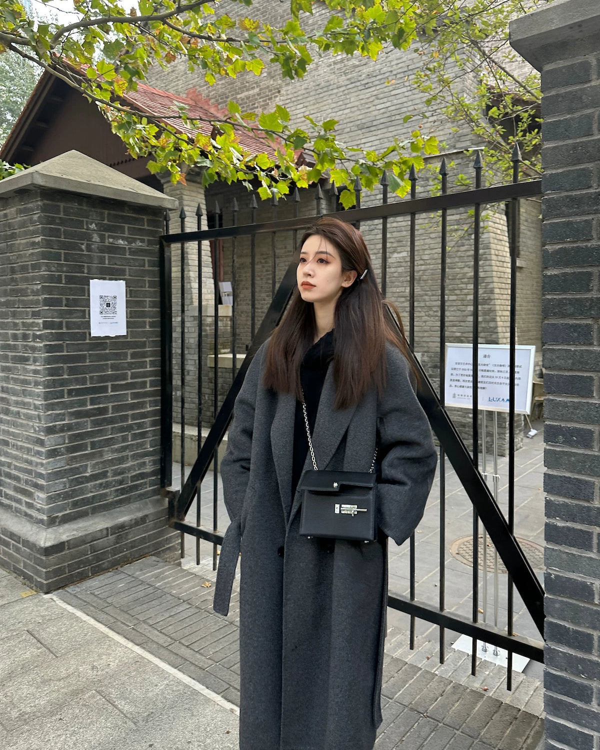 Zurich 100% Wool Double-Breasted Coat ——The coat that started Elle Curate.